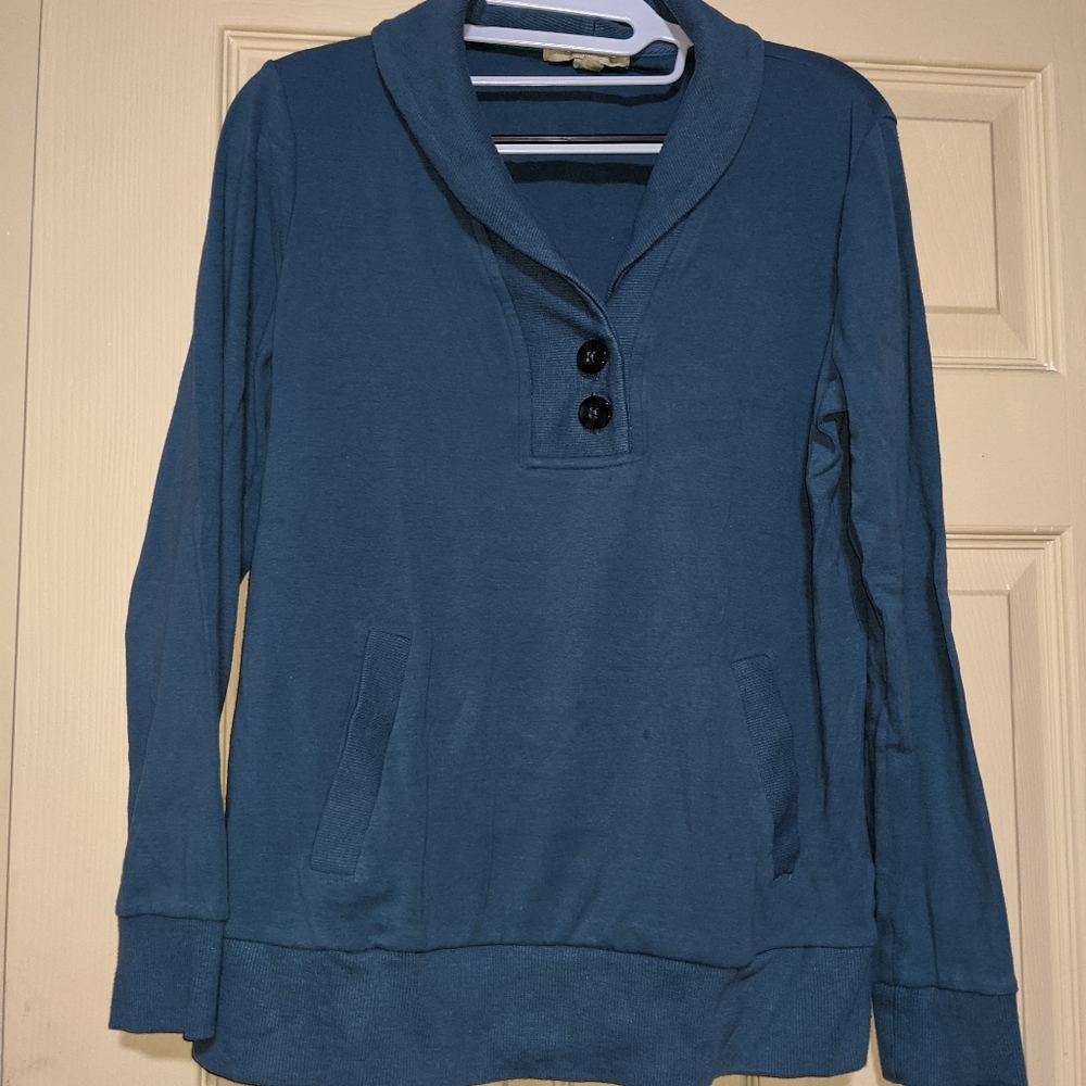 Banana Republic cotton Sweater, size S, slate blue